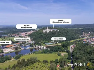 Prodej bytu 3+1, Hluboká nad Vltavou, Nerudova, 71 m2