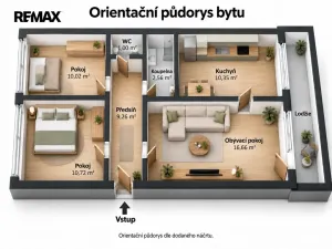 Prodej bytu 3+1, Praha - Krč, Hurbanova, 67 m2