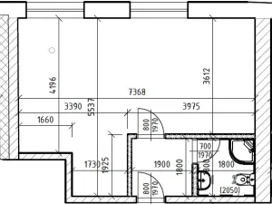 Pronájem bytu 1+kk, Ivančice, Kounická, 38 m2