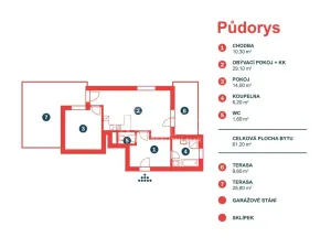 Prodej bytu 2+kk, Praha - Zličín, Lanžhotská, 61 m2