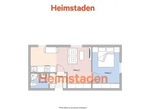 Pronájem bytu 2+kk, Karviná - Nové Město, Gabriely Preissové, 39 m2