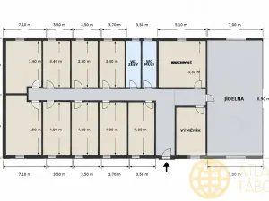 Pronájem skladu, Tábor, Vožická, 7000 m2