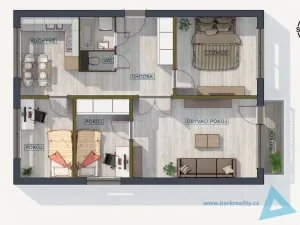 Prodej bytu 4+1, Nová Paka, K Hájku, 77 m2