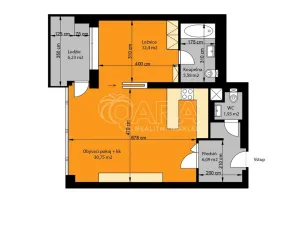 Pronájem bytu 1+kk, Dolní Břežany, U Náměstí, 57 m2