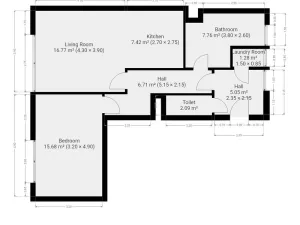 Pronájem bytu 2+kk, Praha - Holešovice, V přístavu, 64 m2