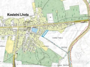 Prodej podílu pole, Kostelní Lhota, 755 m2