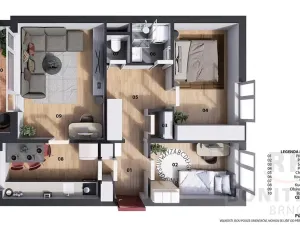 Prodej bytu 3+1, Brno, Mikuláškovo náměstí, 60 m2