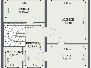 Prodej rodinného domu, Brno, Vránova, 120 m2