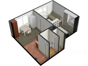 Prodej bytu 1+1, Písek, Harantova, 36 m2