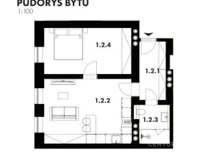 Pronájem bytu 2+kk, Plzeň, okres plzeň-město, Radyňská, 54 m2