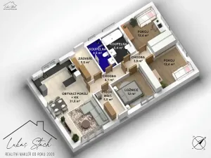 Prodej rodinného domu, Křenice, V Zahradách, 99 m2
