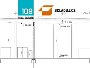 Pronájem skladu, Hýskov, Na Břasích, 1900 m2