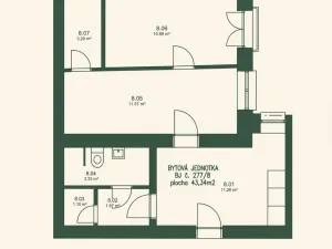 Prodej bytu 3+kk, Roudnice nad Labem, Havlíčkova, 44 m2
