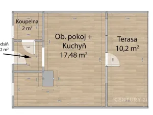 Prodej chaty, Pšov - Chlum, 42 m2