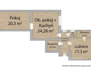 Prodej bytu 3+kk, Plzeň - Jižní Předměstí, Vrchlického, 77 m2