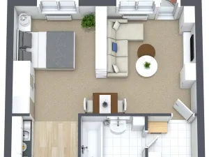 Pronájem bytu 1+1, Ústí nad Orlicí, Popradská, 40 m2