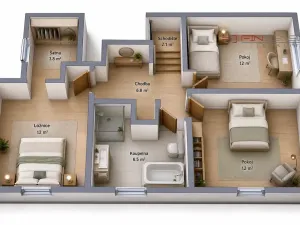 Prodej rodinného domu, Stochov, U Statku, 114 m2