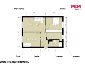 Prodej bytu 3+1, Klatovy - Klatovy III, Pod Hůrkou, 63 m2