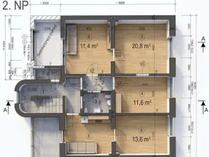 Prodej rodinného domu, Brno - Královo Pole, Florianova, 200 m2