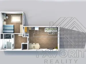 Pronájem bytu 2+kk, Praha - Letňany, Chlebovická, 57 m2