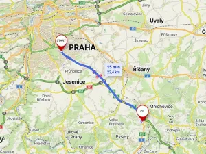 Prodej pozemku pro bydlení, Mirošovice, Pod Jiřím, 805 m2