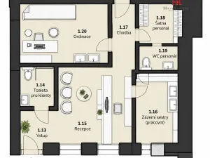 Pronájem komerční nemovitosti, Úhonice, Na Vlečce, 56 m2