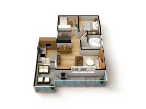 Prodej bytu 3+kk, Bošovice, Vyhlídka, 84 m2