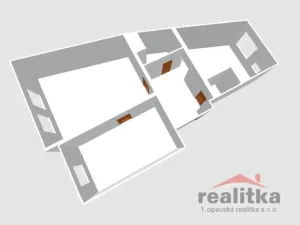 Pronájem bytu 2+1, Opava - Předměstí, Nákladní, 60 m2