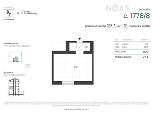 Prodej kanceláře, Praha - Záběhlice, U zákrutu, 27 m2