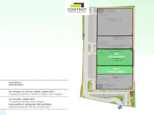 Pronájem skladu, Praha - Hostivař, K pérovně, 4240 m2