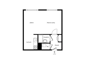 Prodej bytu 1+kk, Praha - Stodůlky, Blattného, 33 m2
