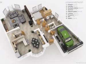 Prodej rodinného domu, Kladno - Kročehlavy, Vrchlického, 140 m2