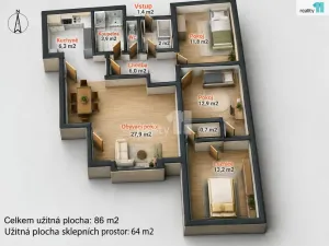 Prodej rodinného domu, Kouřim, Tyršova, 150 m2