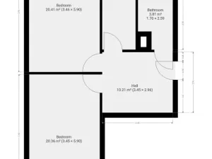 Prodej bytu 2+1, Praha - Hostivař, Tenisová, 66 m2