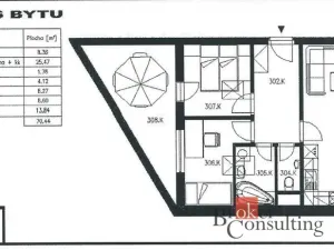 Prodej bytu 3+kk, Beroun - Beroun-Město, Nám. M.Poštové, 63 m2
