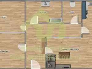 Prodej bytu 3+1, Rokycany, Barákova, 74 m2