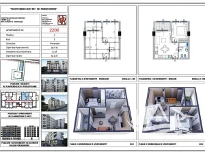 Prodej bytu 2+kk, Golem, Albánie, 48 m2