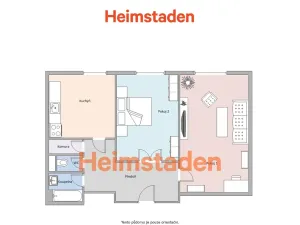 Pronájem bytu 2+1, Havířov - Město, Na Nábřeží, 56 m2