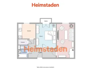 Pronájem bytu 2+1, Havířov - Město, Národní třída, 57 m2