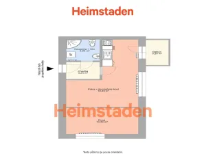 Pronájem bytu 2+kk, Havířov - Prostřední Suchá, Kapitána Jasioka, 36 m2