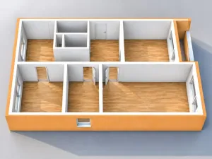 Pronájem bytu 4+1, Jirkov, Na Borku, 76 m2