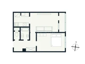 Prodej bytu 2+kk, Praha - Chodov, Podjavorinské, 42 m2