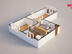 Prodej bytu 2+1, Ústí nad Labem, Kosmonautů, 52 m2