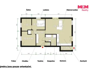Prodej bytu 3+kk, Vochov, 85 m2