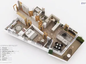 Prodej bytu 3+kk, Praha - Kamýk, Papírníkova, 82 m2