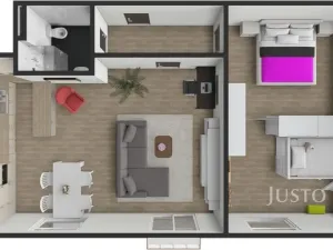 Prodej bytu 2+kk, Písek - Pražské Předměstí, Pražská, 72 m2
