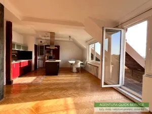 Pronájem bytu 4+kk, Praha - Vinohrady, náměstí Jiřího z Lobkovic, 150 m2