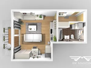 Pronájem bytu 1+kk, Hostivice, Ječná, 30 m2