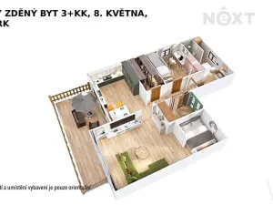 Prodej bytu 3+kk, Šumperk, 8. května, 88 m2