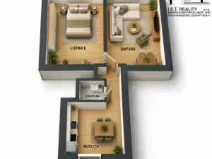 Pronájem bytu 2+1, Ostrava, Švabinského, 47 m2